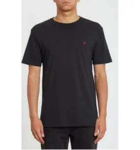 Camiseta Volcom Stone Blanks para hombre (negra)