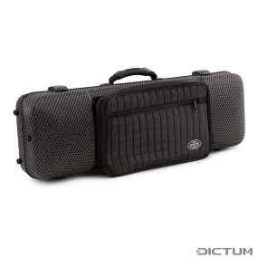 Estuche Jakob Winter, violín 4/4, 3/4, Carbon Look/ negro