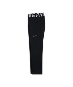 Mallas Nike Pro Niña Bk