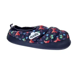 Nuvola Pantuflas Niño Classic Printed Farfalla Negro