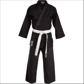 Traje deportivo de judo de algodón para estudiantes - Black-yvan